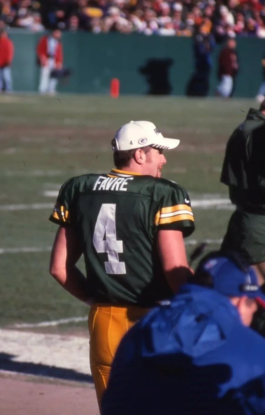 Brett Favre at Lambeau Field in 1998